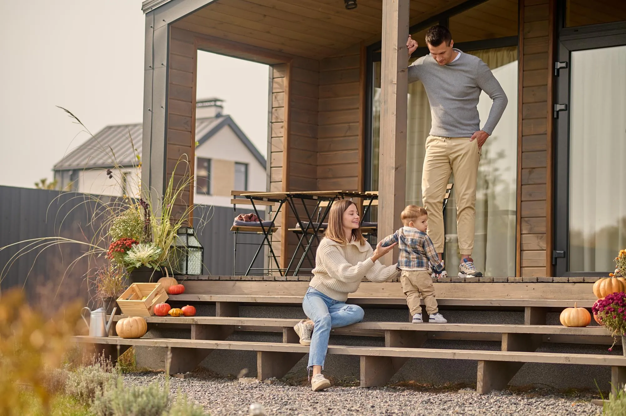 Un cadre de vie Solvia où l’habitat modulaire accompagne les moments familiaux au contact de la nature